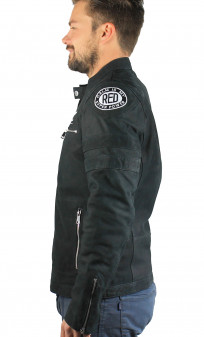Blouson Cuir Homme Luther Redskins