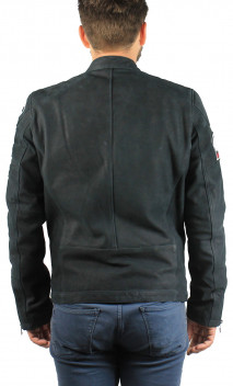 Blouson Cuir Homme Luther Redskins