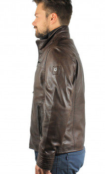 Blouson Cuir Homme Milestone Manuel