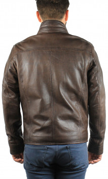 Blouson Cuir Homme Milestone Manuel