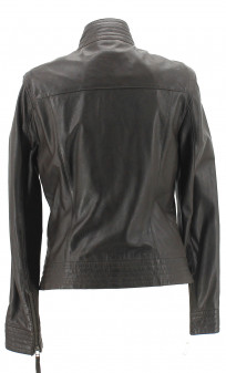 Blouson Cuir Begonia Marron Oakwood