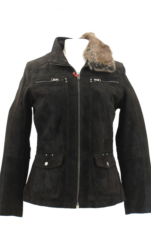 Blouson Mainpol  Porc Velours Olesija 