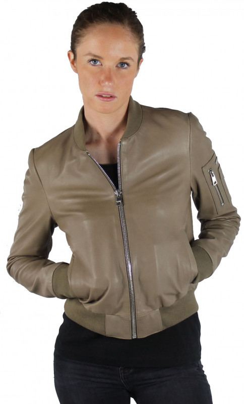 Blouson Cuir Femme Guest Dina
