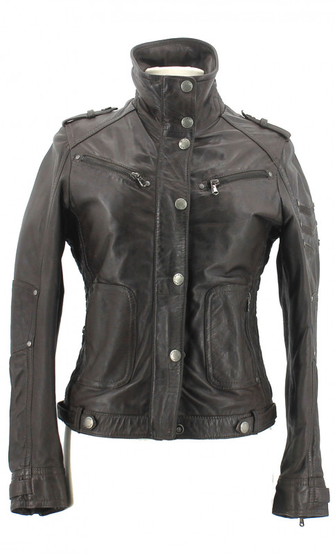 Blouson Cuir Femme Guest Angel
