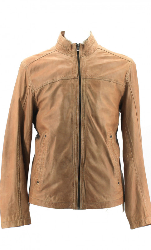 Blouson Milestone Cuir agneau Phelps 