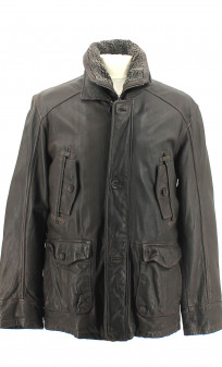 Veste Cuir Homme Quadro Baggio