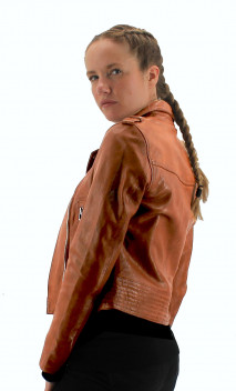 Perfecto Cuir Femme Rose Garden Ada