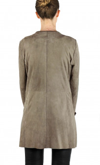 Veste Longue Chévre Velours Paulene Stella