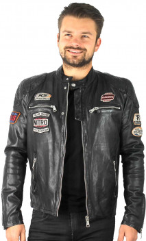 Blouson Cuir Homme Redskins Nitro