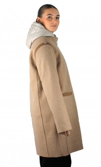 Manteau Avec Doudoune Nylon 3 En 1 Paulene 245000