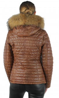 Mandy Doudoune Cuir Femme Oakwood