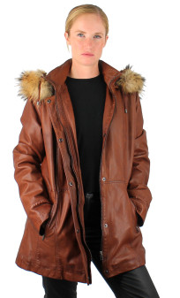 Gally Veste longue Femme Black lines