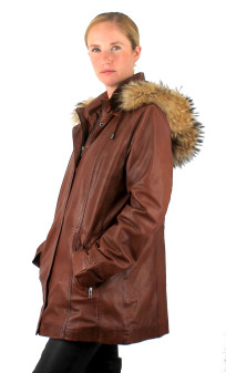 Gally Veste longue Femme Black lines