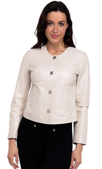 Brenda Veste Cuir Femme L'univers du Luxe