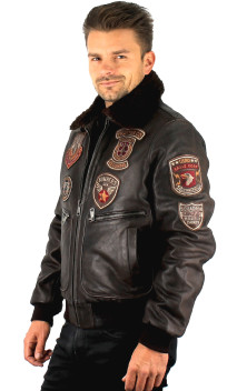 Avia Argus Aviateur Cuir Homme Redskins