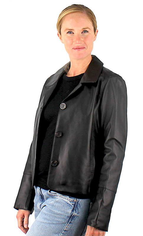 Veste Cuir Oakwood Femme Veste Femme Oakwood Veste En Cuir Coupe