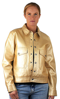 Stone Veste Cuir Femme Rose Garden