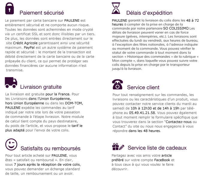 100% satisfait ou remboursé